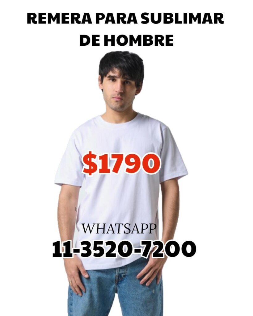remeras para sublimar